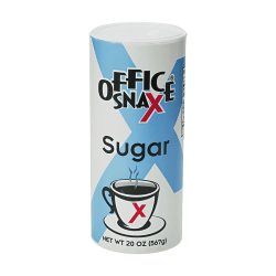 Office Snax Sugar Canister, 20 Oz.