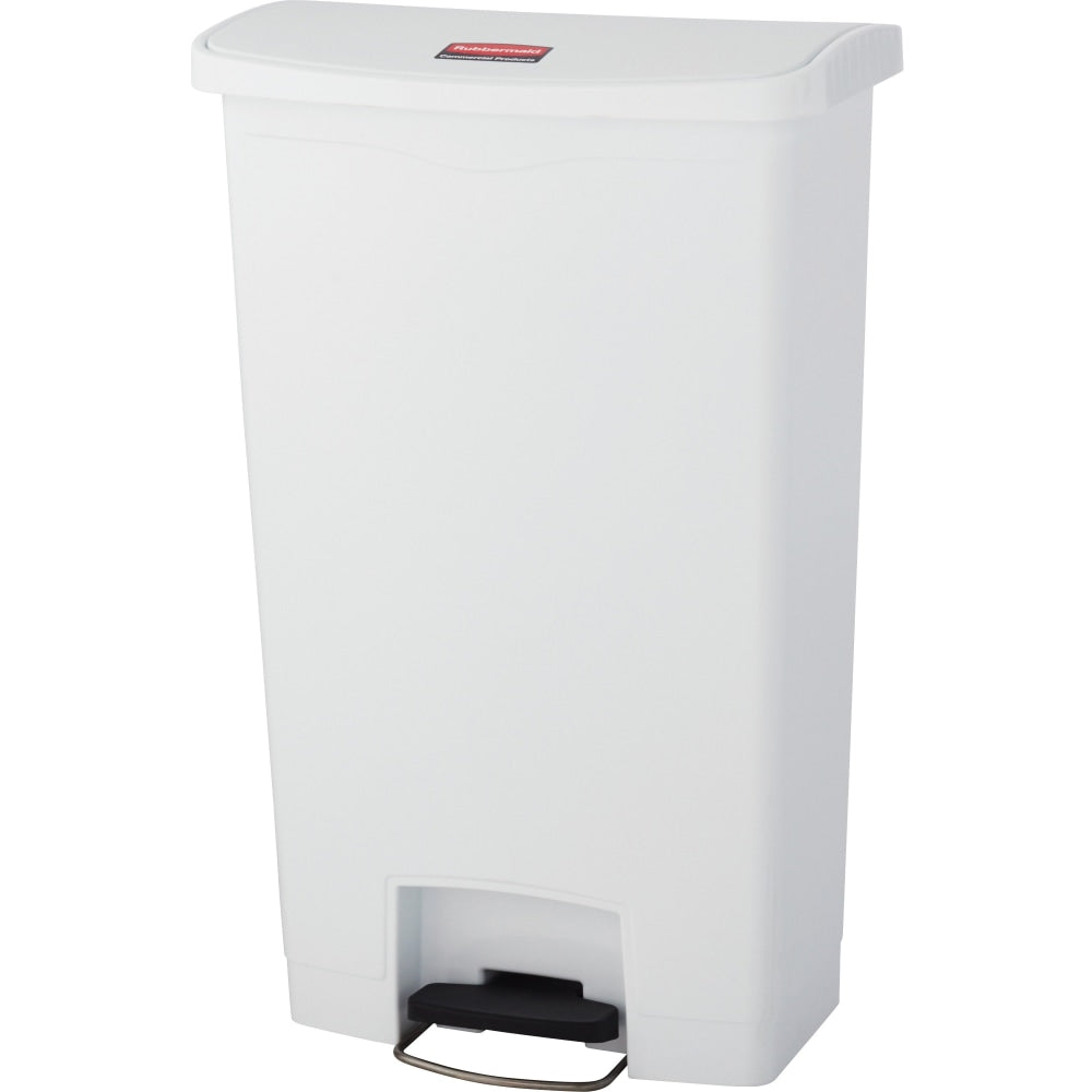 Rubbermaid Commercial Slim Jim 18-gal Step-On Container - Step-on Opening - Hinged Lid - 18 gal Capacity - 1883559