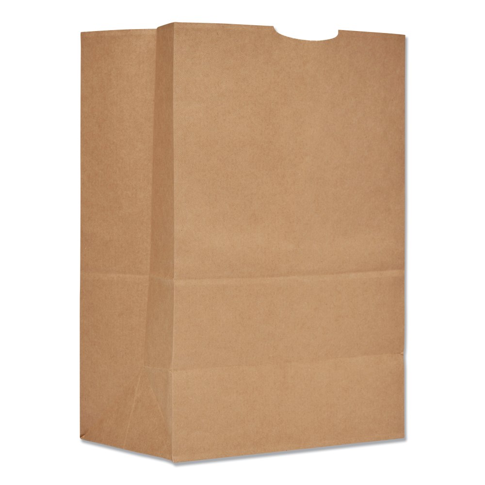 Dust Off The Bag Company General Grocery Paper Bags, Kraft Brown, 12 inch x 7 inch x 17 inch, 400 Bundle/Case