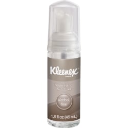 Kleenex Alcohol-Free Foam Hand Sanitizer, 1.5 oz Pump Bottle, Unscented