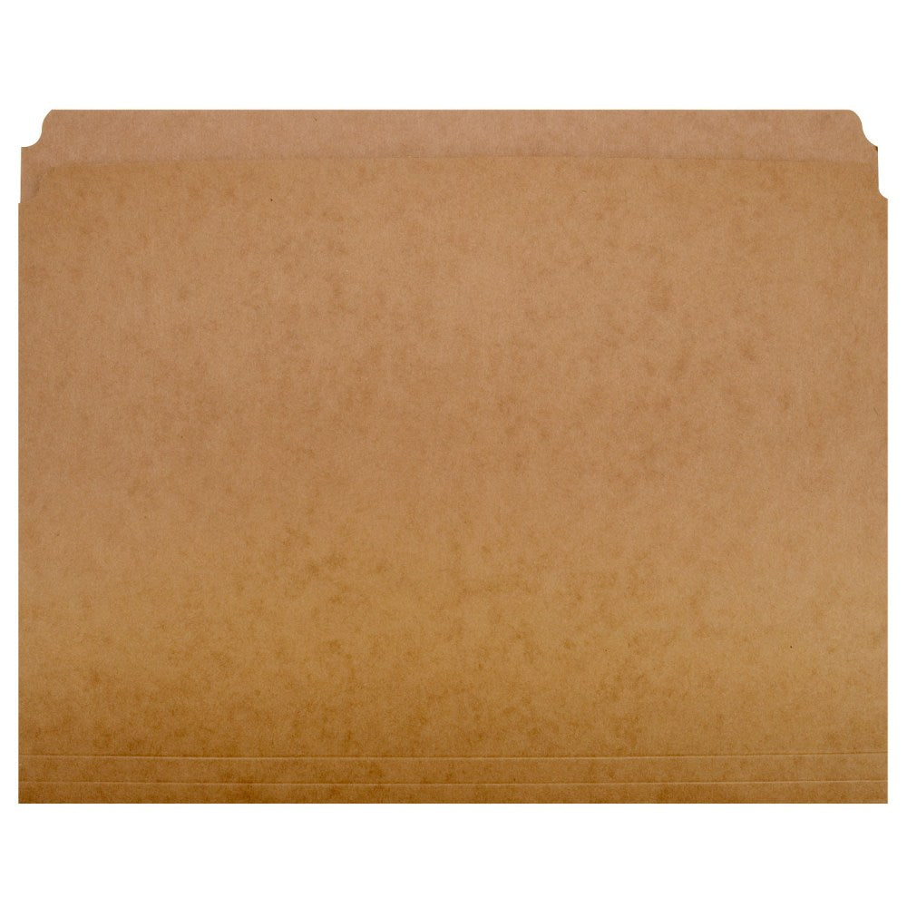 SKILCRAFT Heavy-Duty File Folders, Straight Cut, Letter Size, Kraft, 30% Recycled, Pack Of 100 (AbilityOne 7530-00-222-3443)