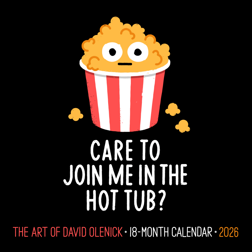 2026 Willow Creek Press Monthly Mini Wall Calendar, 7in x 7in, The Art of David Olenick, January To December, 53782