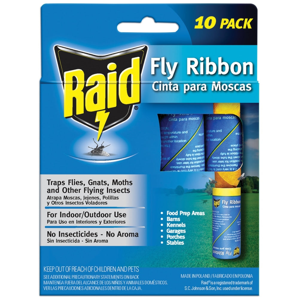 Raid Fly Ribbons, Pack Of 10 Ribbons