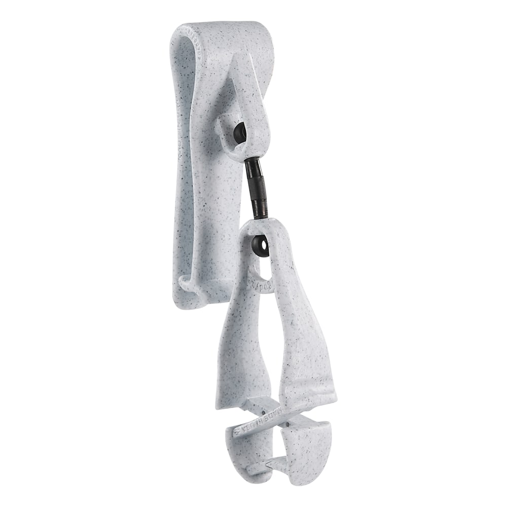 Ergodyne 3425 Glove Belt Clip Holder, 6-1/2in, Granite, Total Qty 1