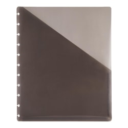 TUL Discbound Pocket Dividers, Letter Size, Gray, Pack Of 2