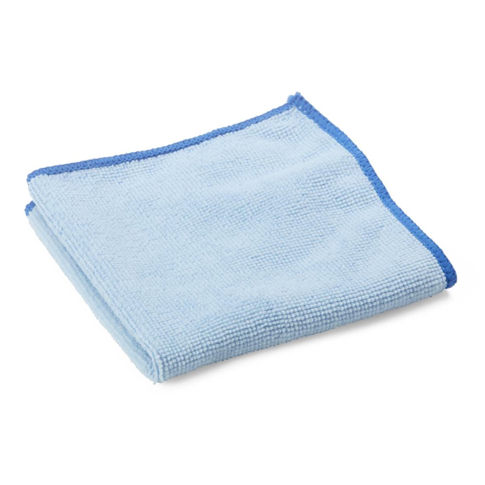 Medline Microfiber Cleaning Cloths, Light Weight, 12in x 12in, Blue, Pack Of 250