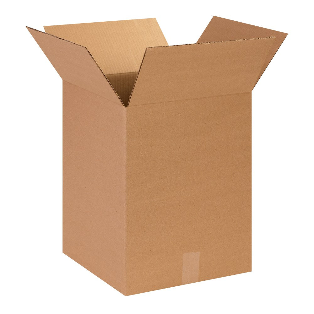 Partners Brand Corrugated Boxes, 14in x 14in x 18in, Kraft, Pack Of 25