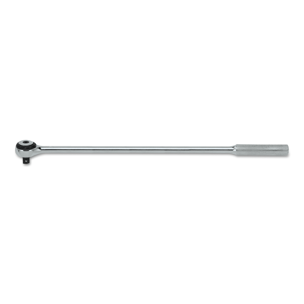 Stanley 1/2 in Round Head Long Handle Ratchets, Round 16 in, Polish