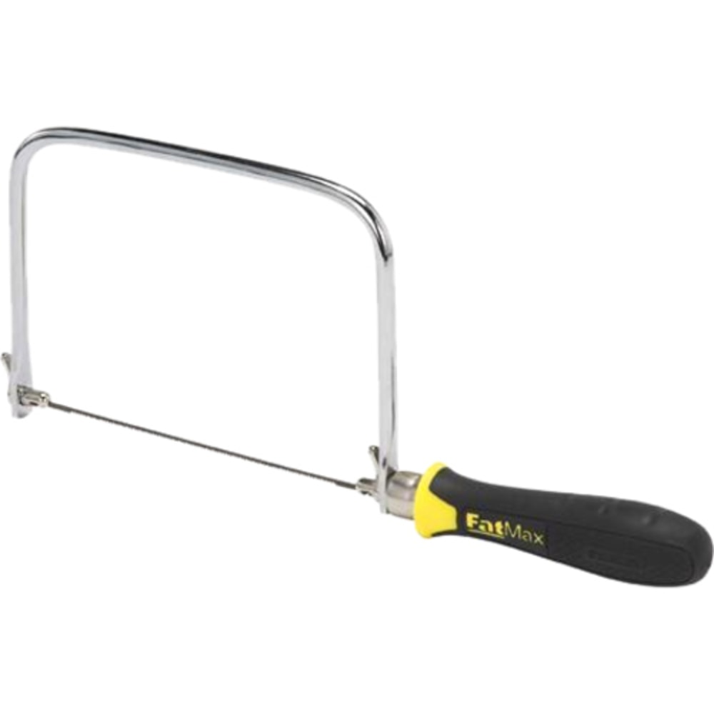 Stanley 4 - 3/4in Depth FatMax Coping Saw - Cushion Grip, Comfortable Grip