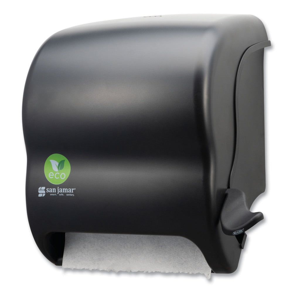 San Jamar Ecological Green Towel Dispenser Ecological Green Towel Dispenser, 12.49in x 8.6in x 12.82in, Black