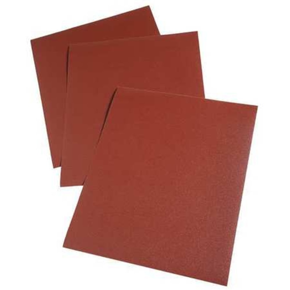 3M Utility Cloth Sheets, 11in x 9in, Maroon, Pack Of 50 Sheets