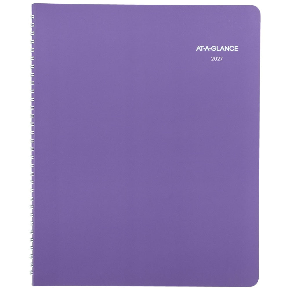 AT-A-GLANCE Beautiful Day 2027 Weekly Monthly Appointment Book Planner, Lavender, Large, 8 1/2in x 11in