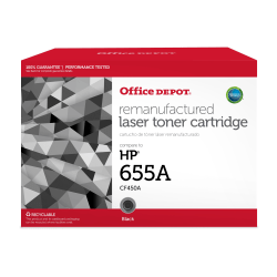 201094P - Office Depot Remanufactured Black Toner Cartridge Replacement For HP CF450A, OD655AB