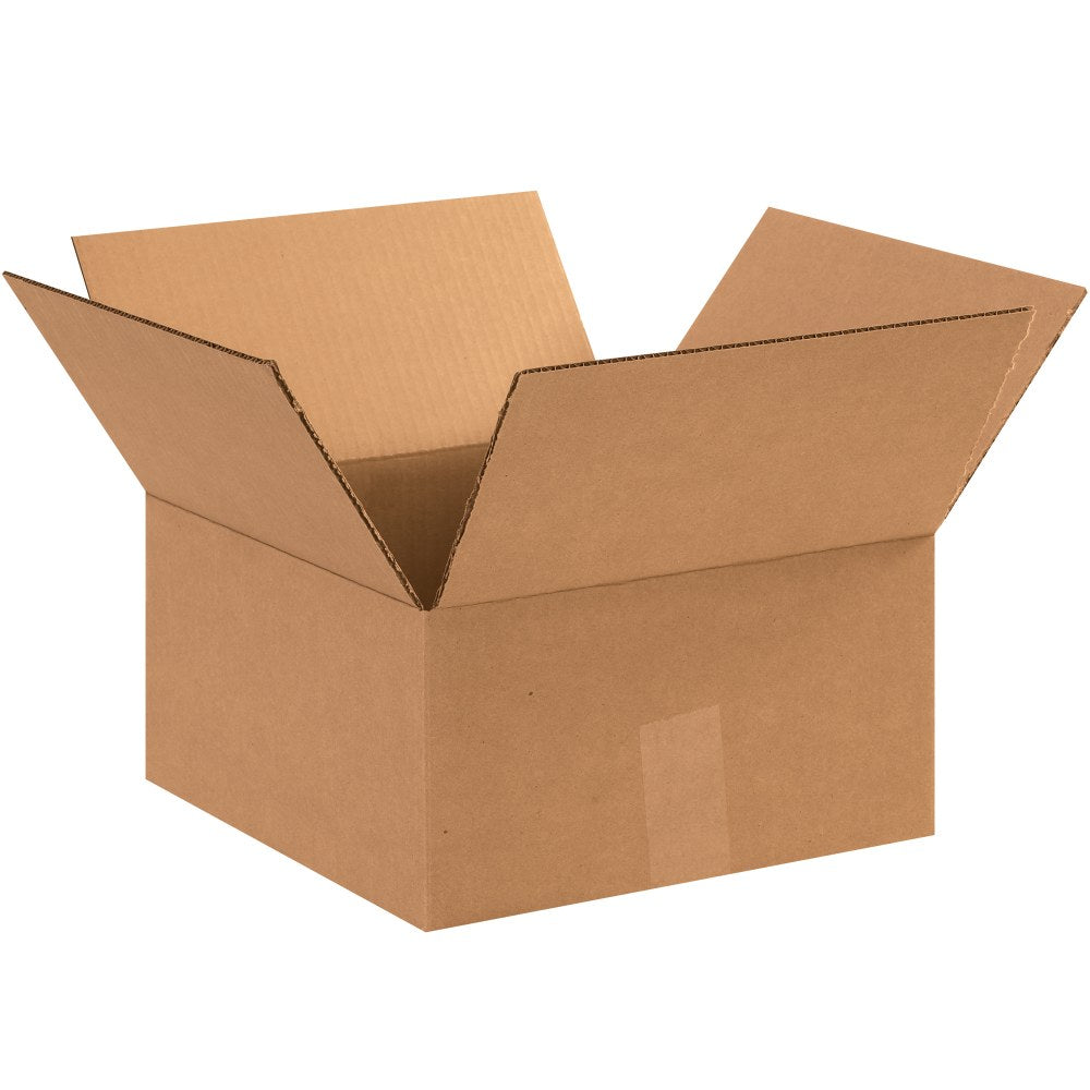 Partners Brand Heavy-Duty Boxes, 12in x 12in x 8in, Kraft, Pack Of 25 Boxes