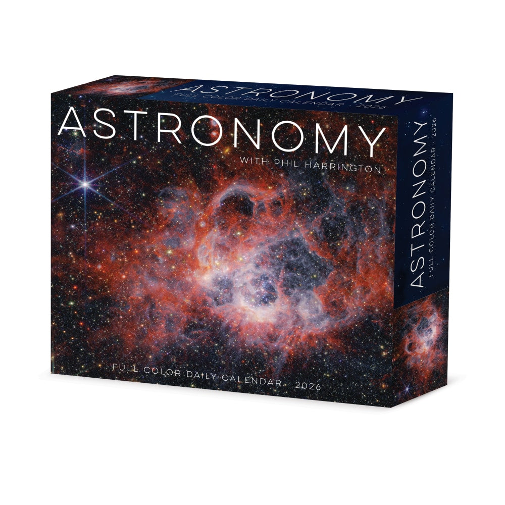 2026 Willow Creek Press Page-A-Day Daily Desk Calendar, 6-1/4in x 5-1/2in, Astronomy, January To December, 53911