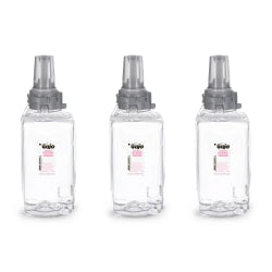 GOJO ADX-12 Clear & Mild Foam Hand Wash Soap, Unscented, 42 Oz, Case Of 3 Refills