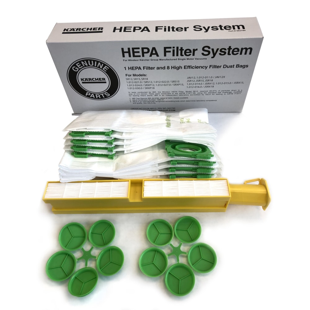 Karcher Sensor HEPA Filter Kit, 12in x 18in, White