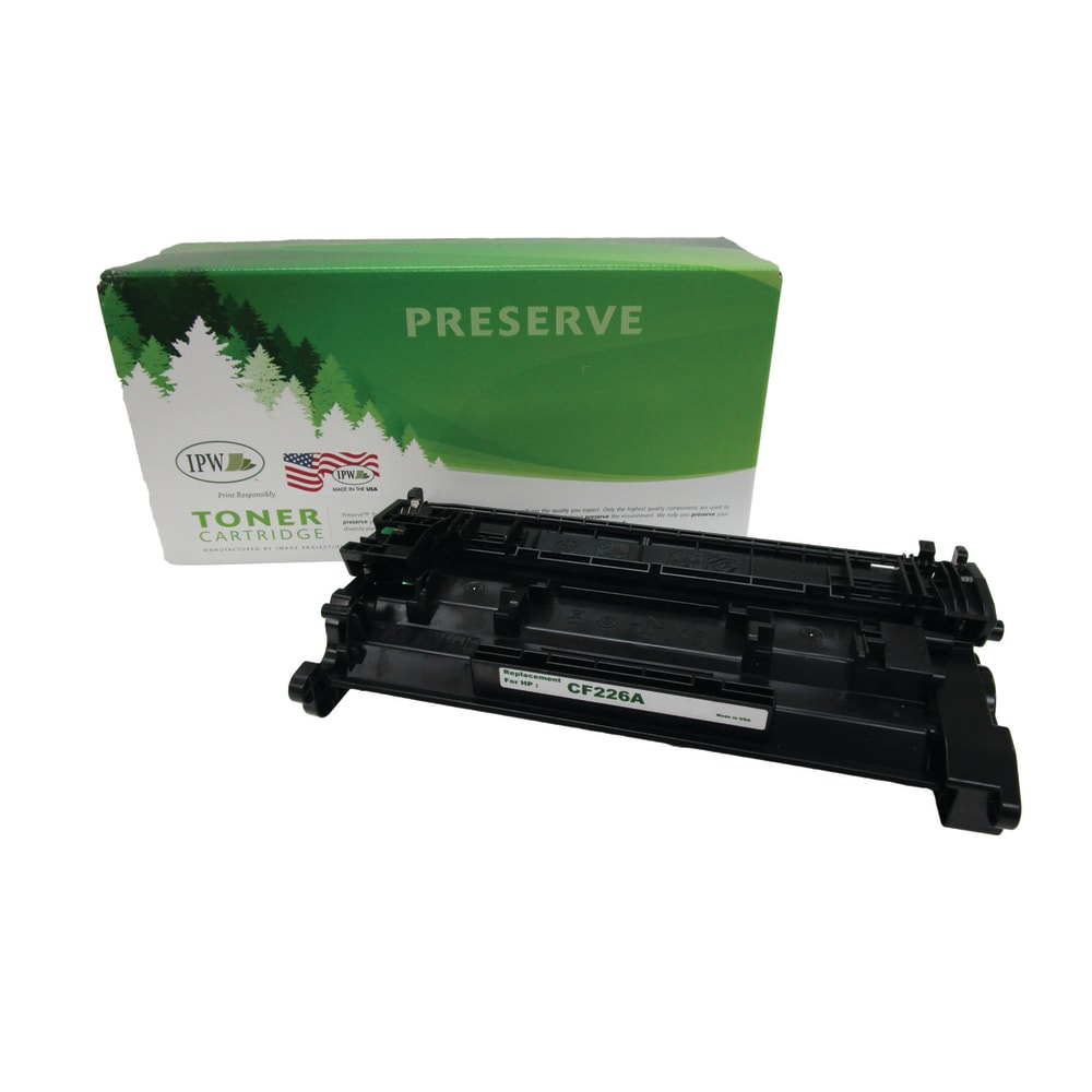 IPW Preserve Remanufactured Black Toner Cartridge Replacement For HP 26A, CF226A, 845-26A-ODP