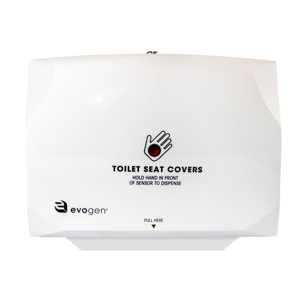 Hospeco Evogen No-Touch ABS Toilet Seat Cover Dispenser, White