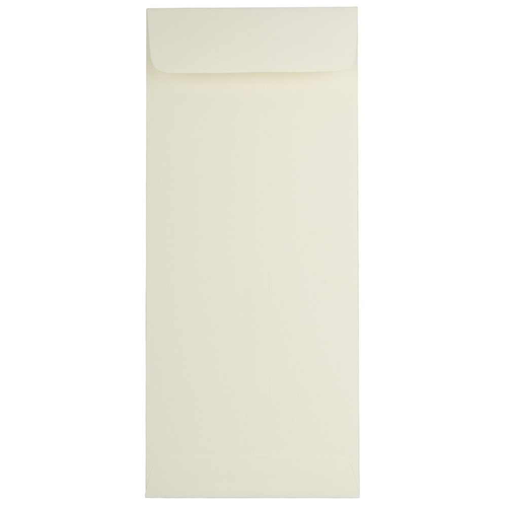 JAM Paper Policy Envelopes, #14, Gummed Seal, Strathmore Natural White, Pack Of 25