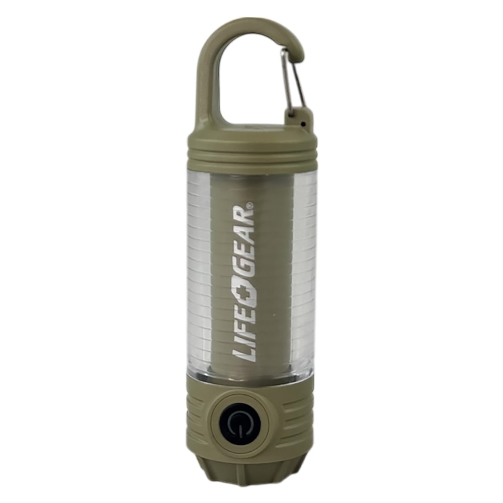 LifeGear 150-Lumen USB-Rechargeable Multi-Mode Adventure LED Light, Green, 41-3937