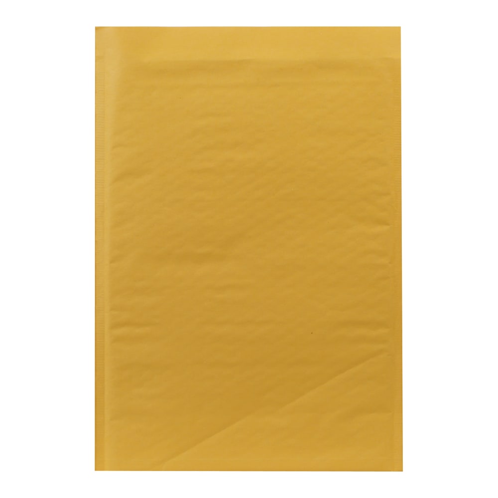 Sealed Air Self-Seal Bubble Mailers, Size #5, 10 1/2in x 15in, Satin Gold, Pack Of 80