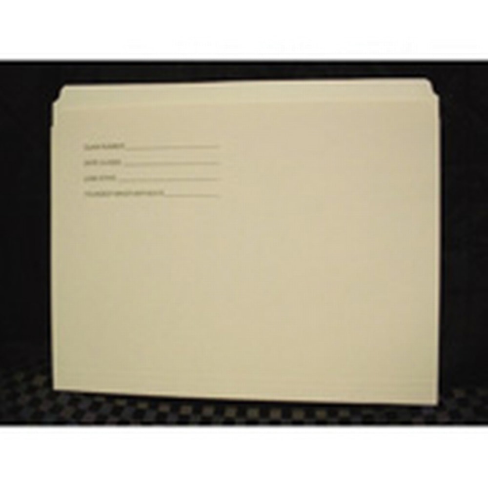 File Folders, 9 1/2in x 11in, Manila, Box Of 100