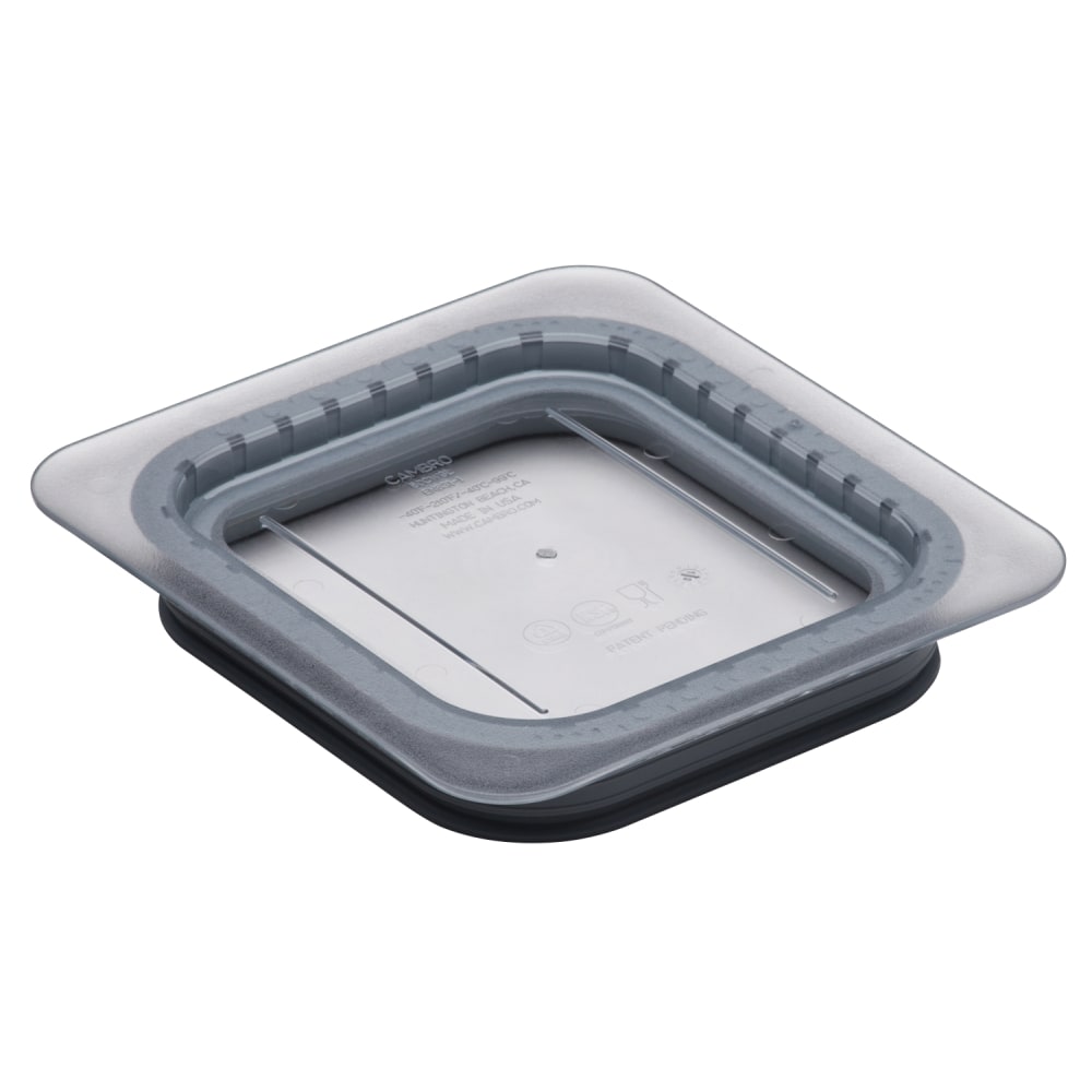 Cambro Camwear GN 1/6 GripLids, Clear, Set Of 6 Lids