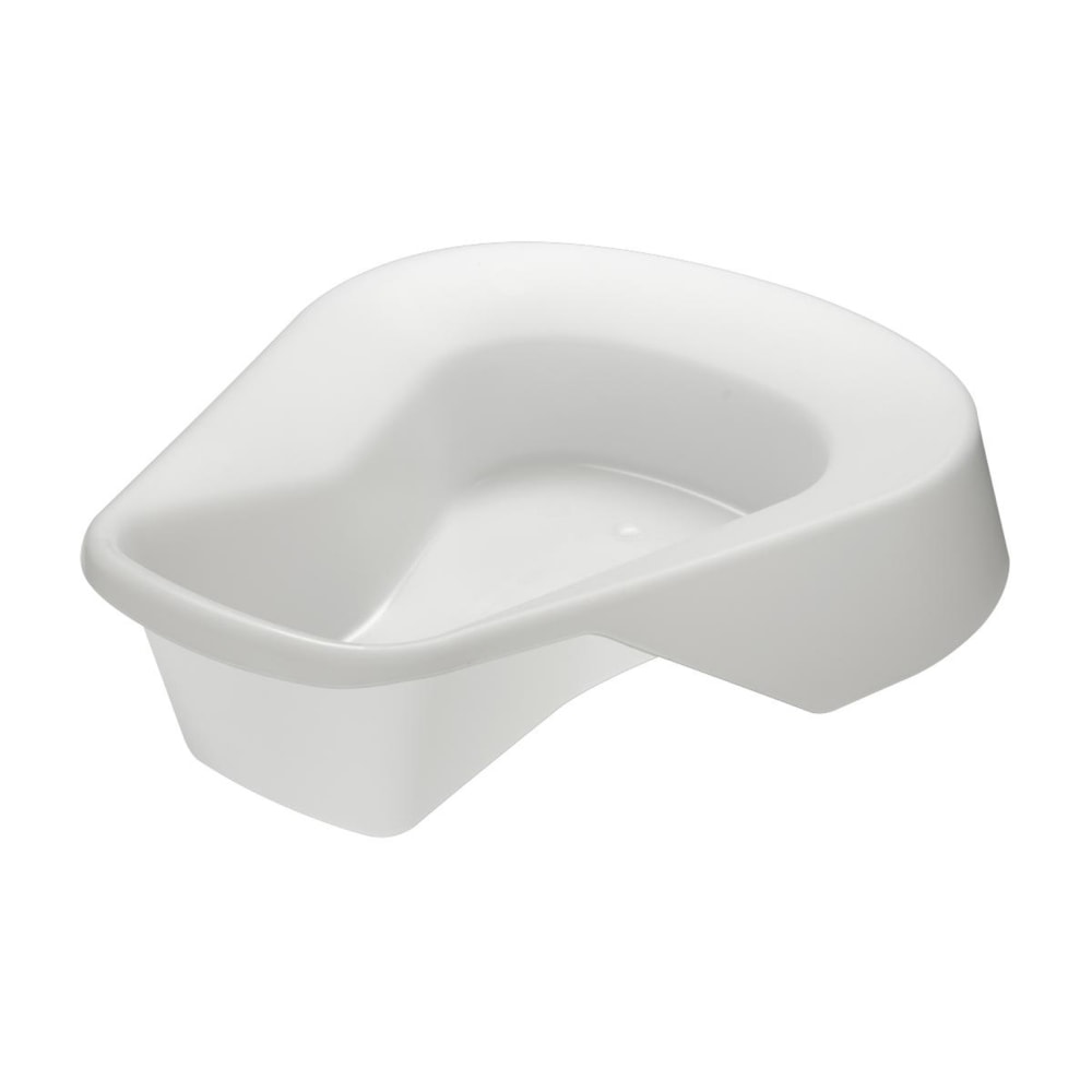 Medline Pontoon Bedpans, 1.77 Qt, Clear, Pack Of 20