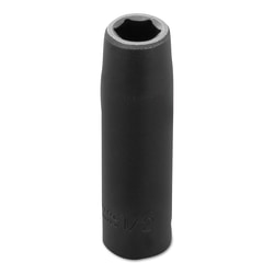 PROTO Torqueplus Deep Impact Socket, 1/2in Drive, 1/2in Opening, 6-Point