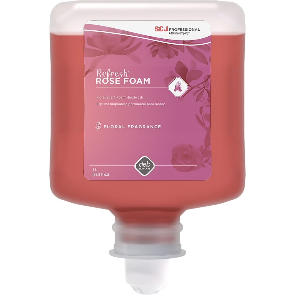 SC Johnson Manual Refill Refresh Rose Handwash - Rose Scent - 1.06 quart - Cartridge Dispenser - Dirt Remover - RFW1L