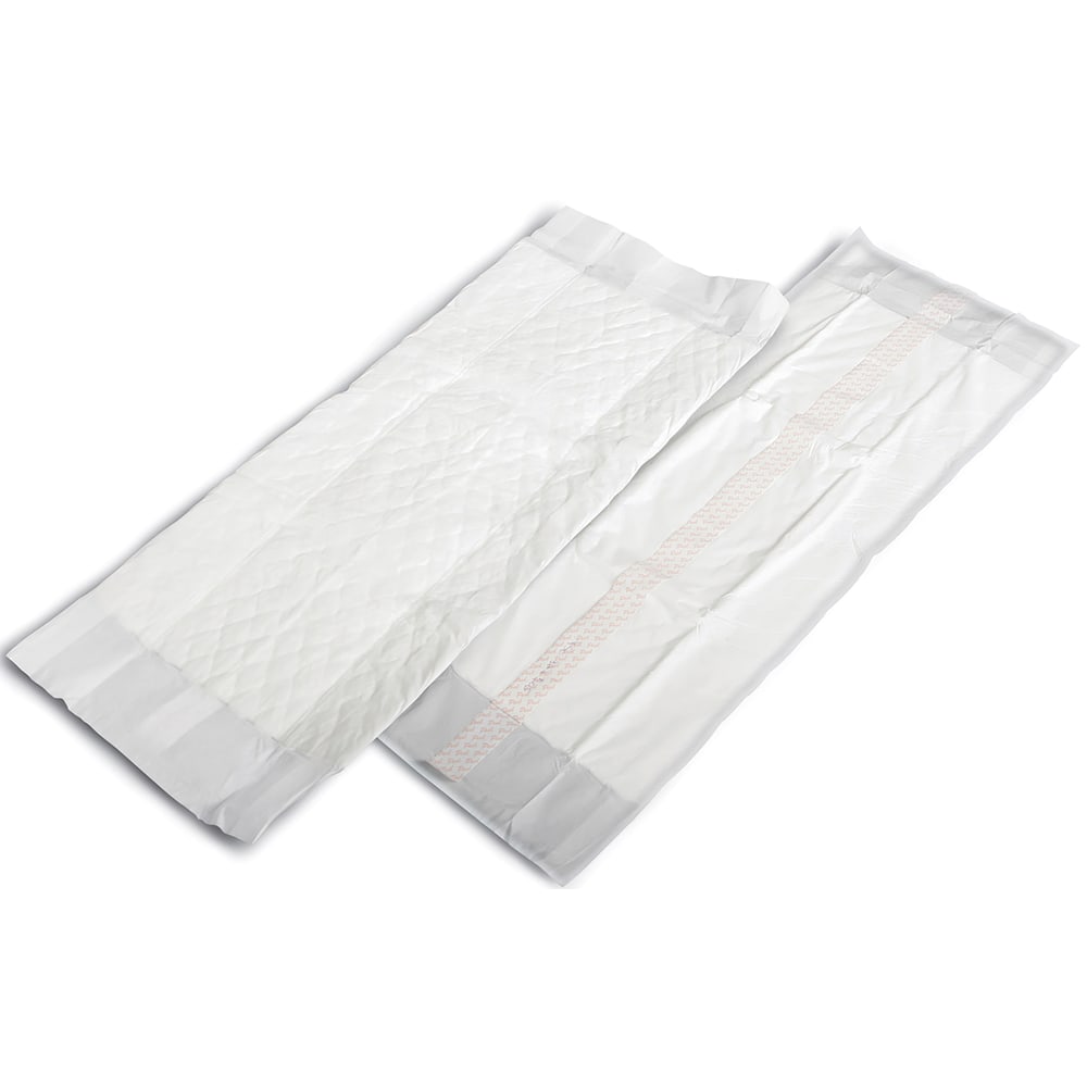 Medline Incontinence Liners, 9in x 24in, White, 20 Liners Per Bag, Case Of 4 Bags