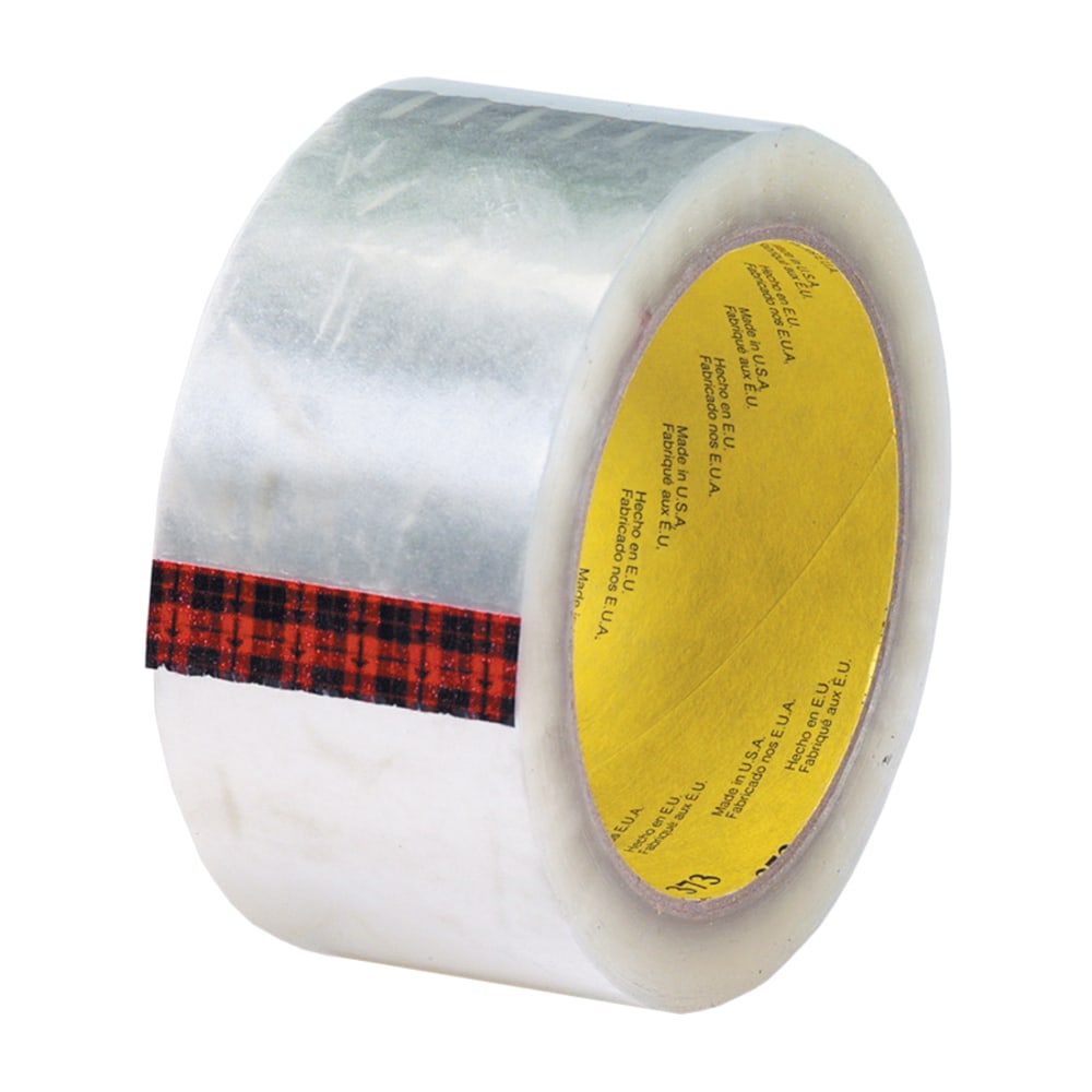 Scotch 373 Carton Sealing Tape, 2in x 55 Yd., Clear, Case Of 36