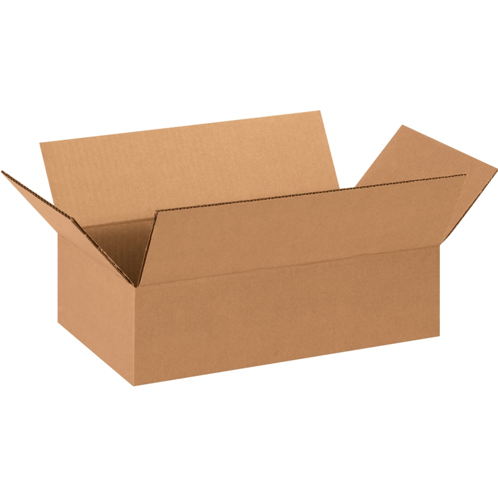 Partners Brand Corrugated Boxes 14in x 8in x 4in, Bundle of 25