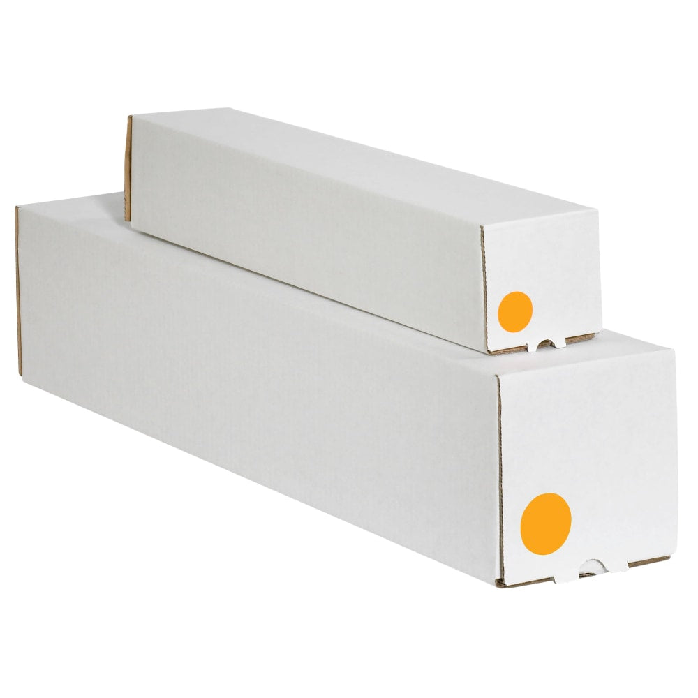 Tape Logic Removable Round Color Inventory Labels, DL615H, 4in, Fluorescent Orange, Pack Of 500