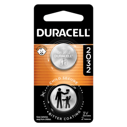 Duracell 2032 3V Lithium Coin Batteries, Pack of 2
