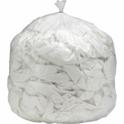SKILCRAFT Trash Bags, 30 gal, 30inH x 37inW, Clear, 500 Bags