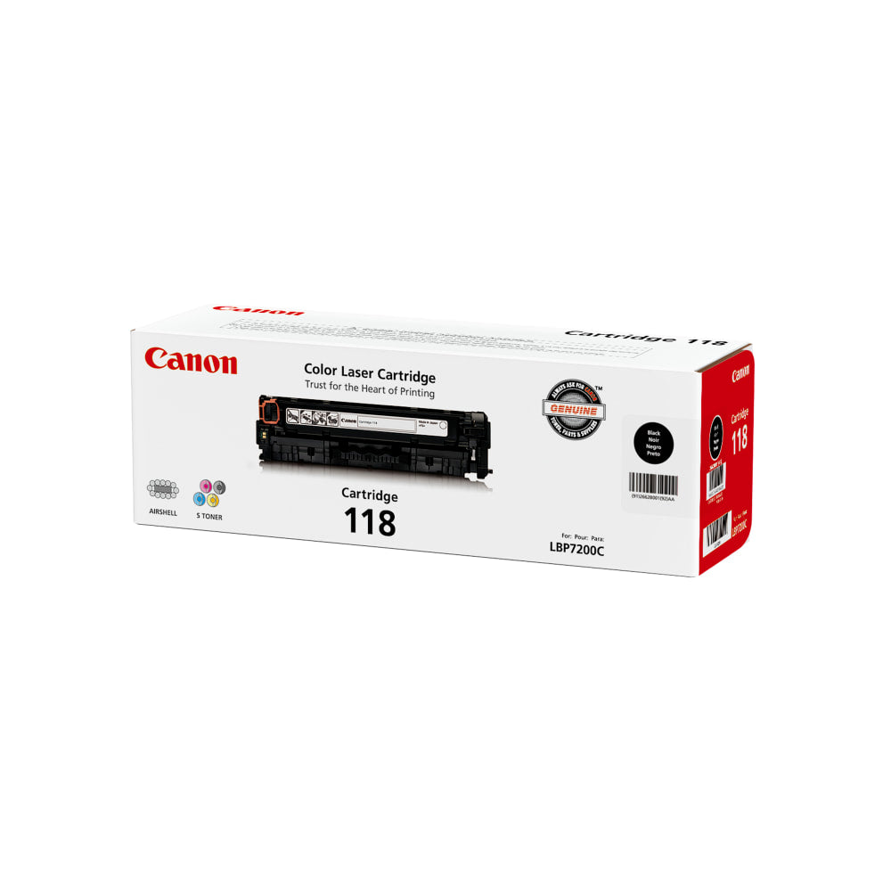 Canon 118 Black Toner Cartridge, 2662B001