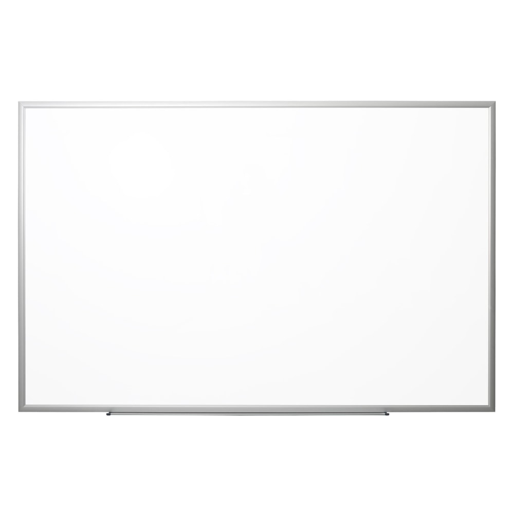Realspace Magnetic Dry-Erase Whiteboard, 36in x 48in, Aluminum Frame With Silver Finish