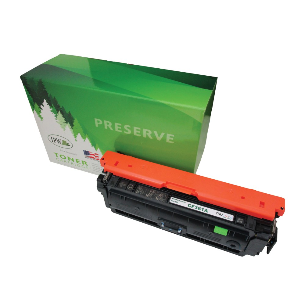 IPW Preserve Remanufactured Cyan Toner Cartridge Replacement For HP 508A, CF361A, 545-F1A-ODP