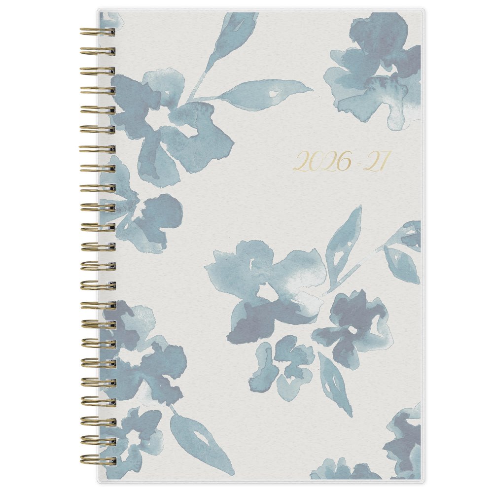 Planning Calendar BS Bakah Blue Frosted PP 5x8 AY26-27