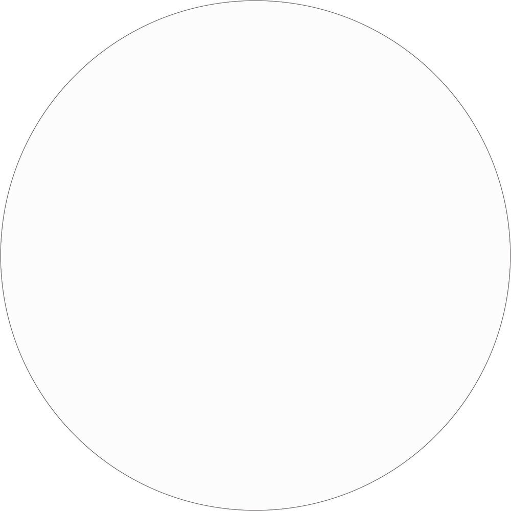 Tape Logic Removable Inventory Labels, DL1389CL, Round, 1in, Clear, Roll Of 500