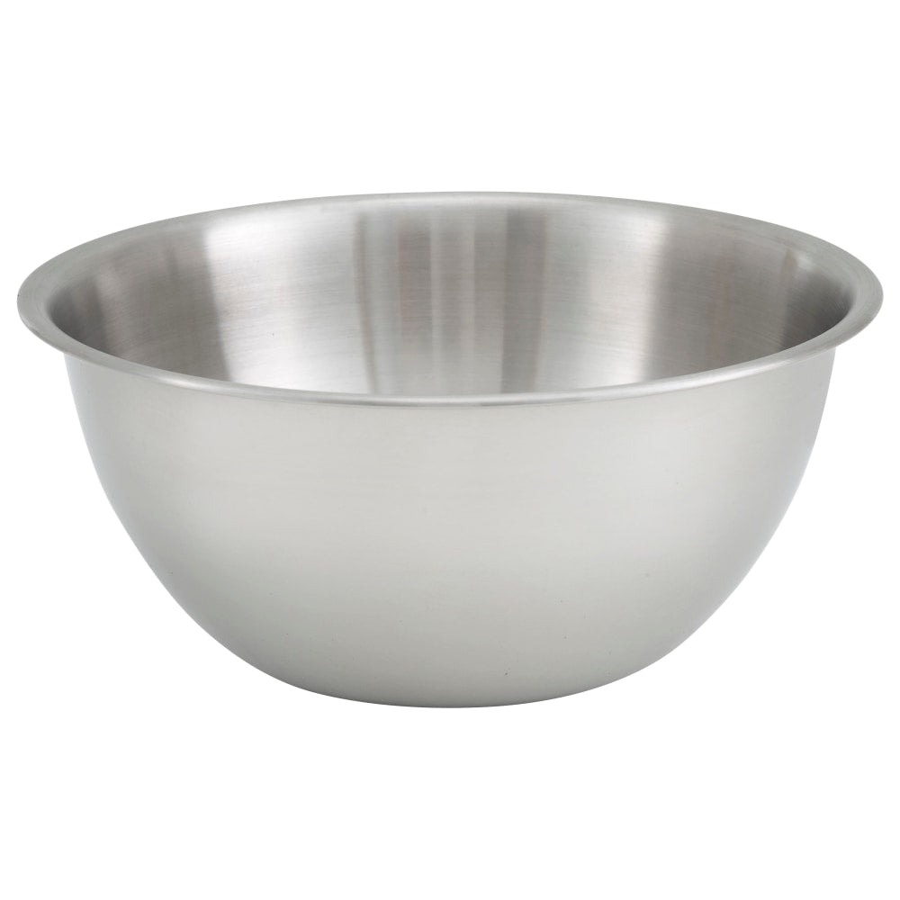 Winco 5-Quart Heavy-Duty Mixing Bowl, Silver