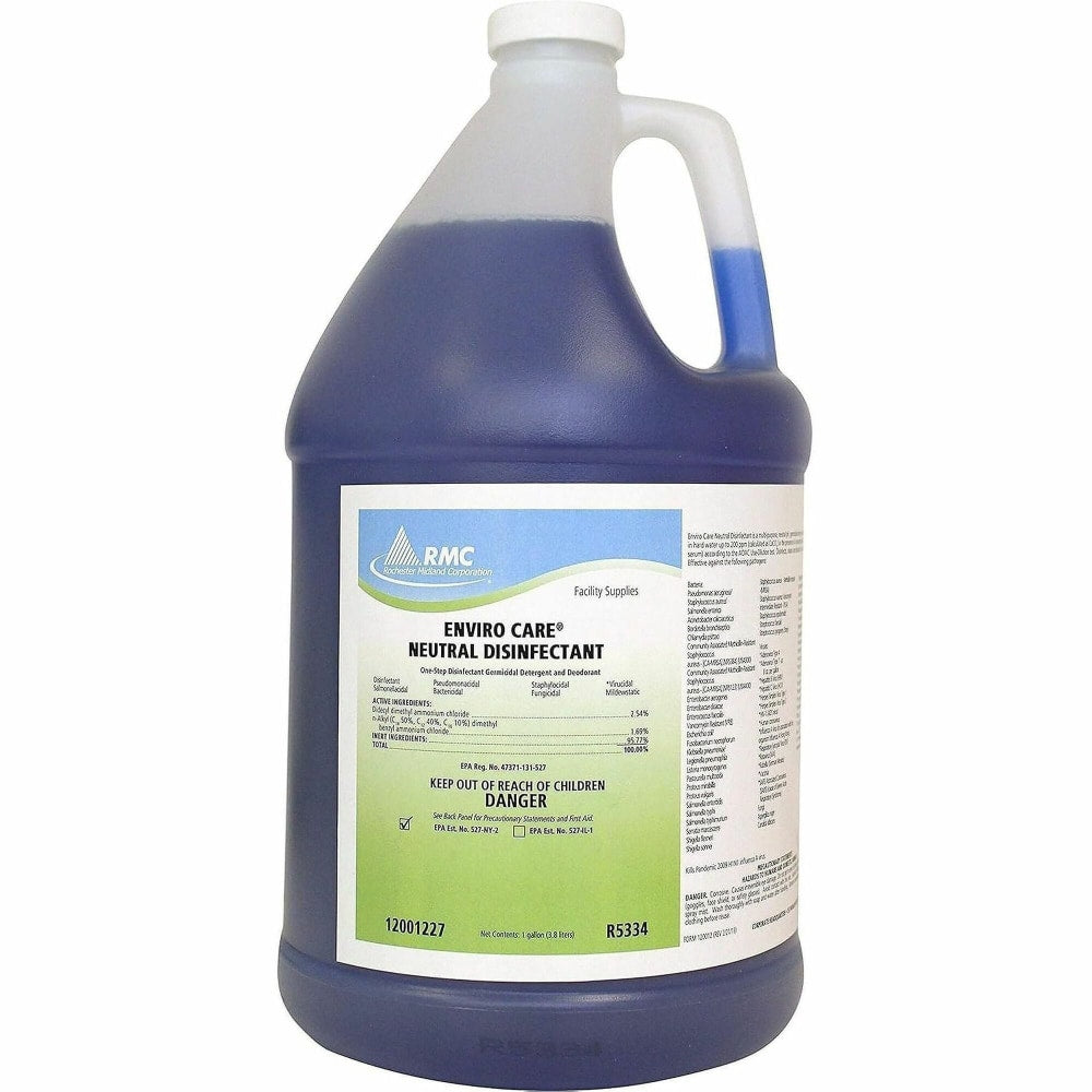 RMC Enviro Care Neutral Disinfectant, 128 Oz, Case Of 4 Jugs
