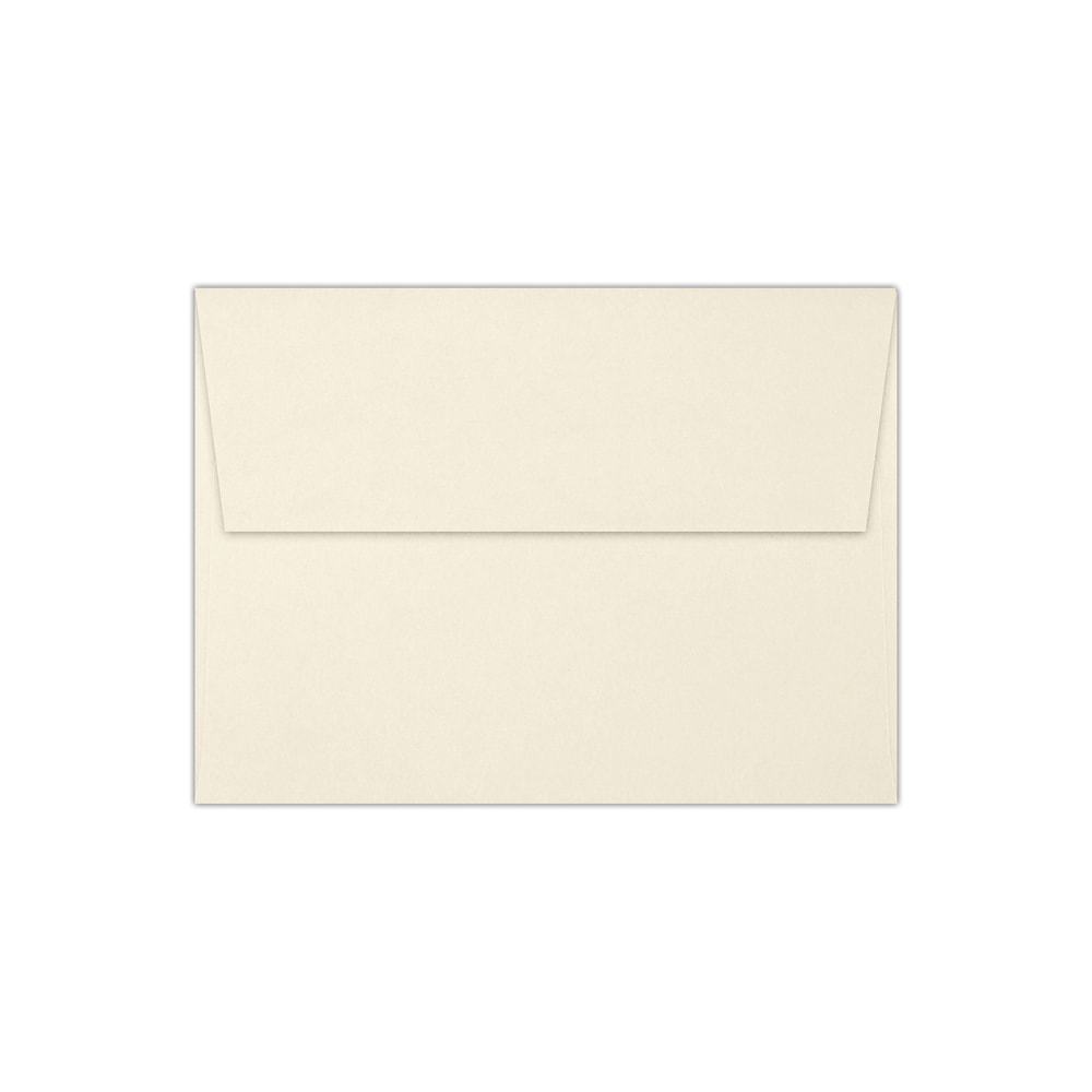 LUX Invitation Envelopes, A7, Peel & Stick Closure, Black/Natural, Pack Of 1,000
