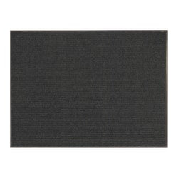 Office Depot Brand Tough Rib Floor Mat, 3ft x 4ft, Charcoal
