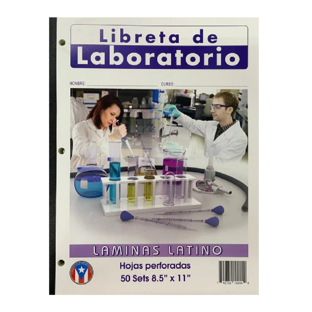 Impresos Taino Laboratory Notebook, 8-1/2in x 11in, 50 Sheets, White