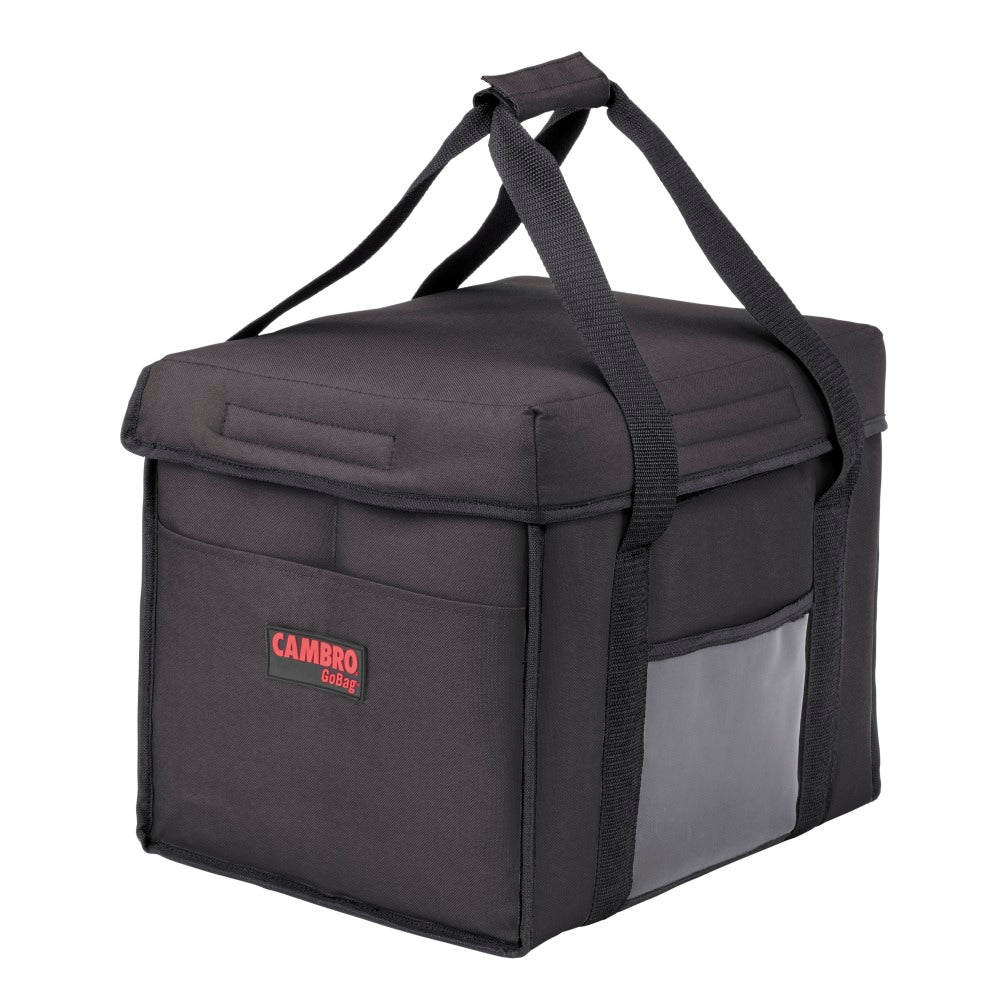 Cambro Delivery GoBags, 15in x 12in x 12in, Black, Set Of 4 GoBags