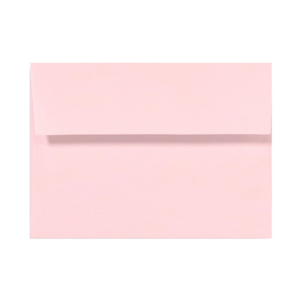 LUX Invitation Envelopes, A6, Peel & Press Closure, Candy Pink, Pack Of 50