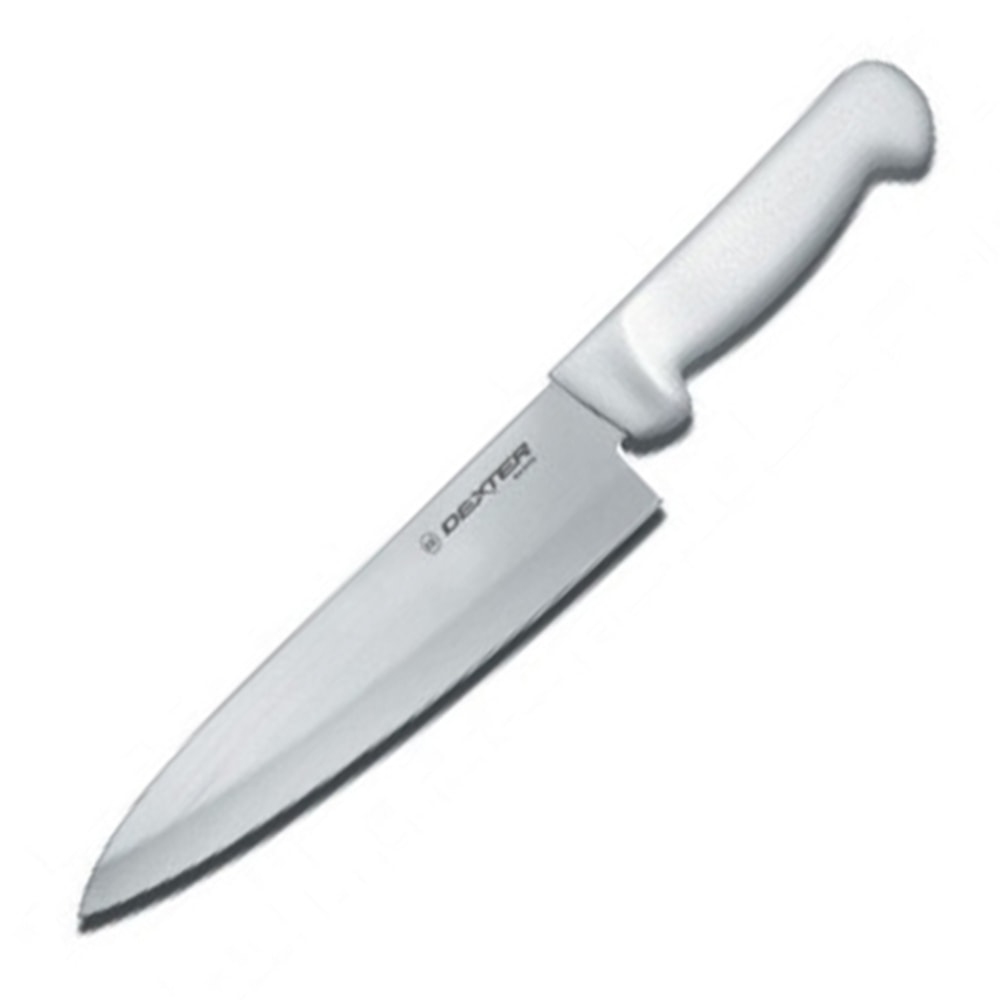 Dexter Russell Hoffman Sani Safe Cooks Knife, 8in, White/Silver